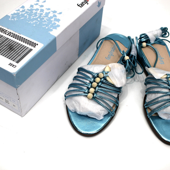 Farylrobin Biloxi Gladiator Sandals - 10, New In Box - Picture 3 of 3